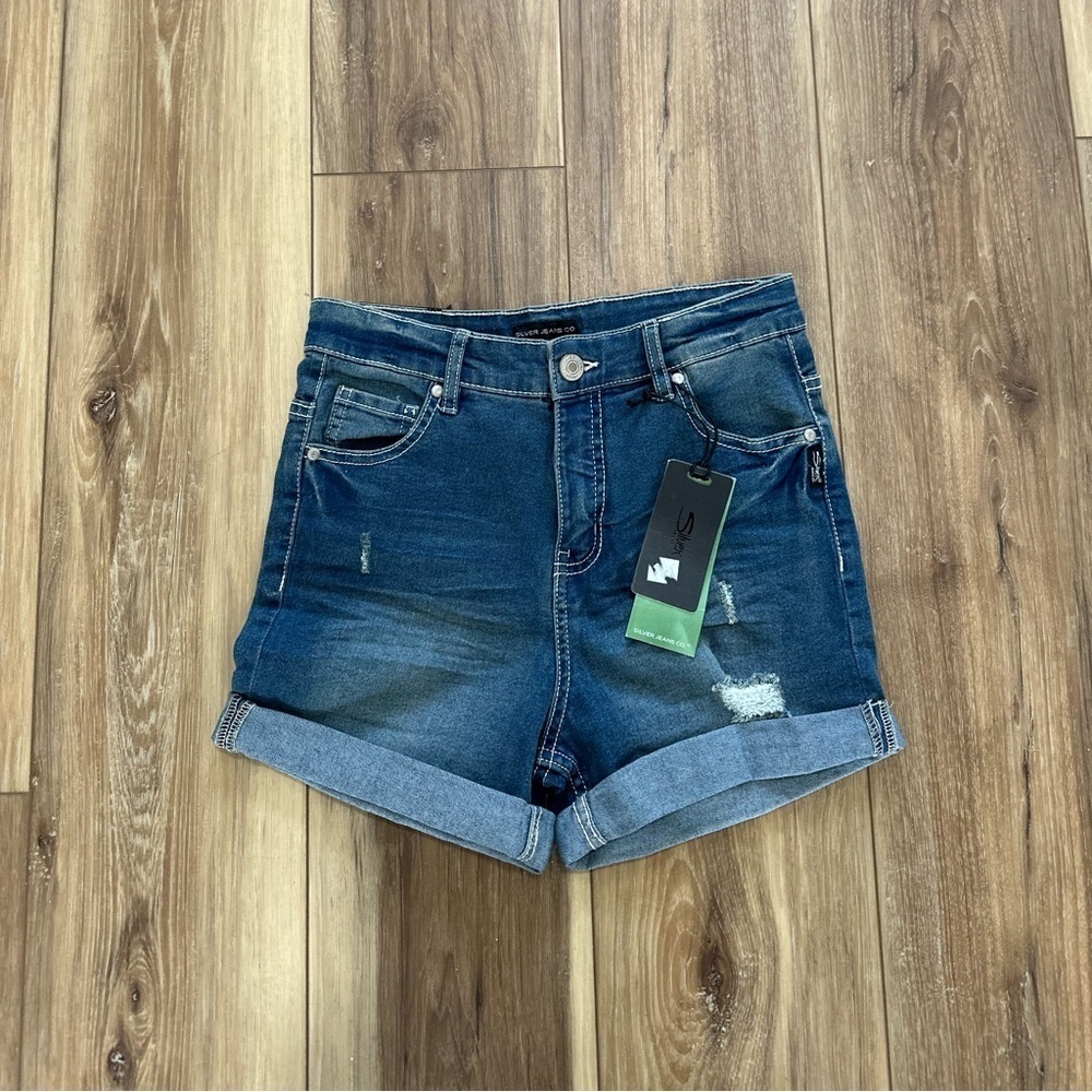 Silver Jeans Co youth girls lacy shorts size 12 NWT